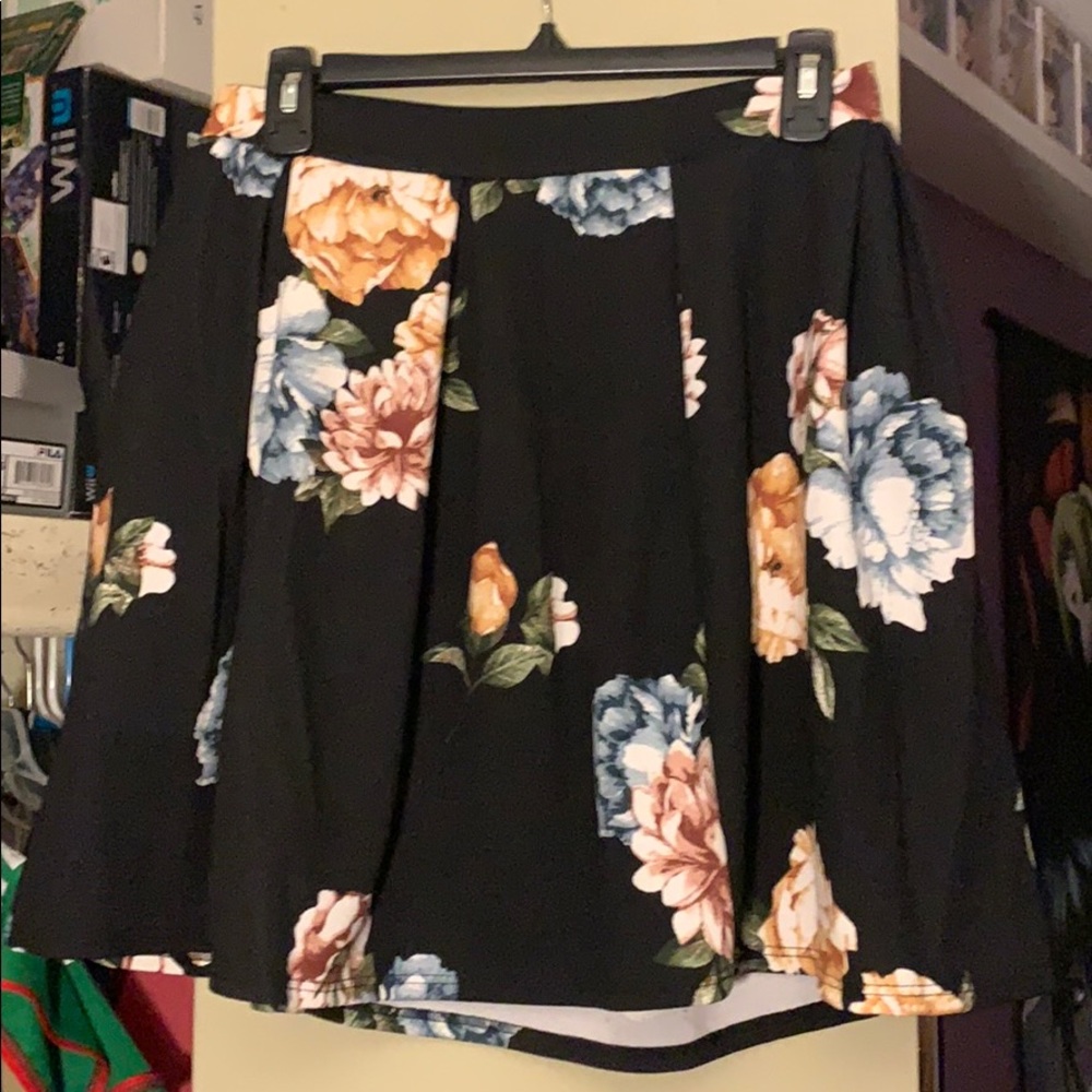 Floral skater shirt